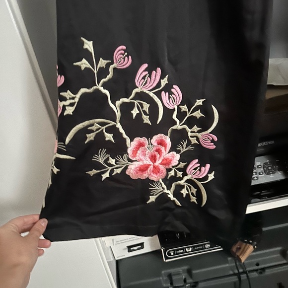 Chasing unicorns satin embroidered pants! New pics on hold - Picture 3 of 14